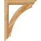 Ekena Millwork Thorton Traditional Rough Sawn Bracket w/ Offset Brace, Western Red Cedar, 6"W x 30"D x 38"H BKT0604X30X38THR01RWR - alternate 2